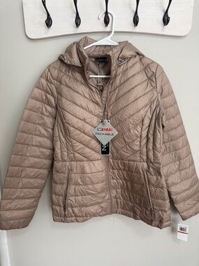 Weatherproof Packable Quilted Jacket - Taupe